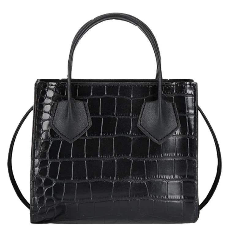 Ladies Shoulder Bag Women Handbags Crocodile Pattern Mini Female Luxury Designer Handbag Open Young Girls Sac a Main Femme
