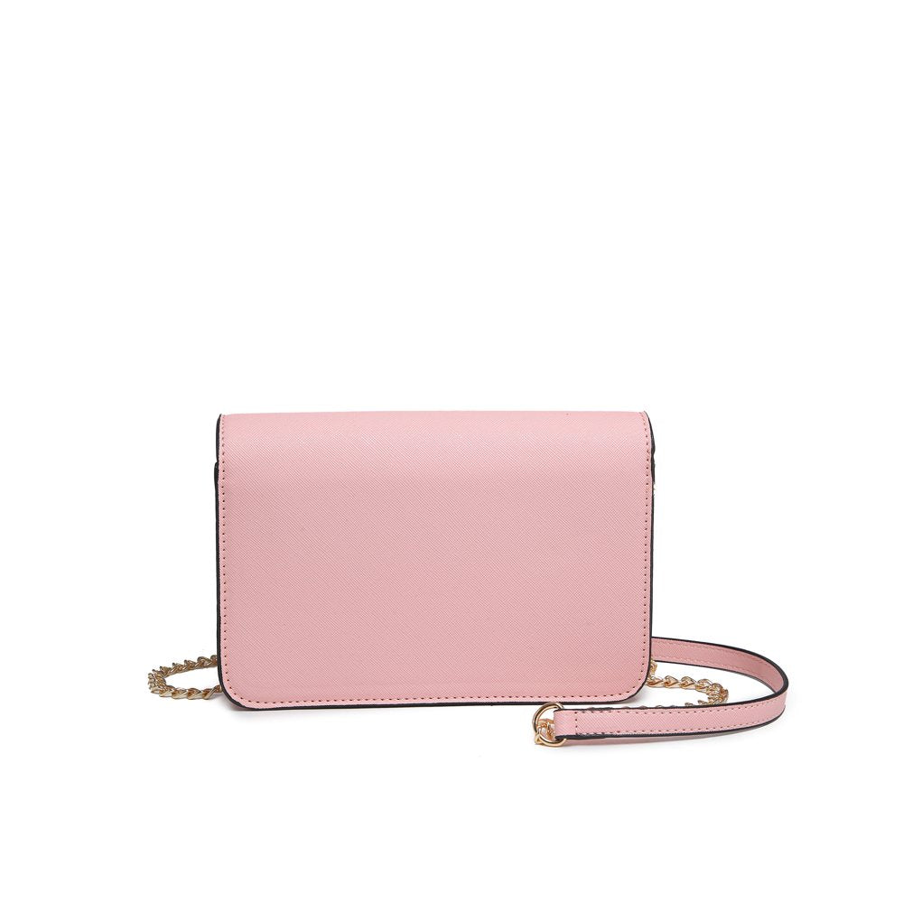 Womens Turn Lock Crossbody Bag Handbags Vegan Leather Purses for Women Shoulder Bag with Chain Strap
