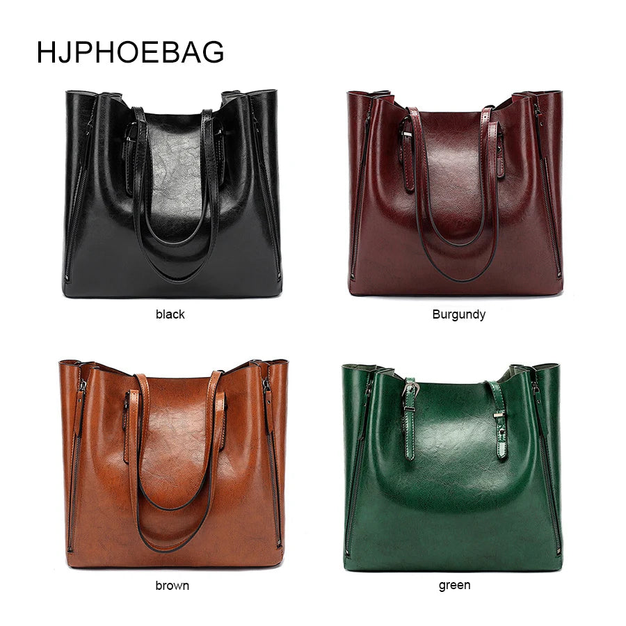HJPHOEBAG Women Bag Luxury Handbags Women Bags Designer Female Tote Bag Bucket Handbag High Quality Zipper Handbag YC021
