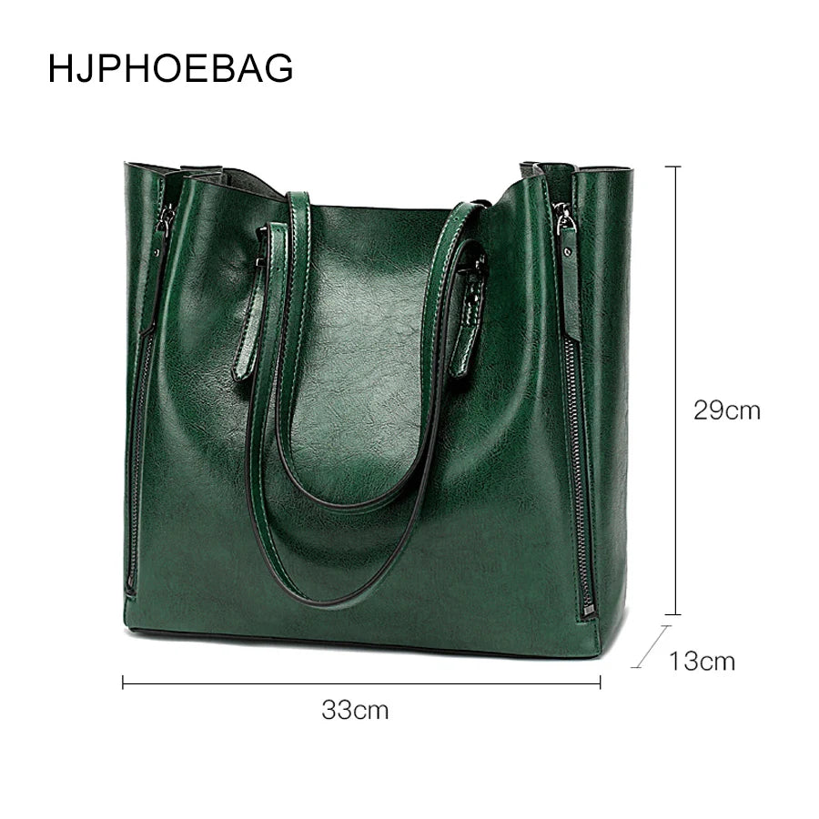 HJPHOEBAG Women Bag Luxury Handbags Women Bags Designer Female Tote Bag Bucket Handbag High Quality Zipper Handbag YC021