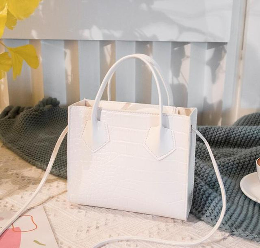 Ladies Shoulder Bag Women Handbags Crocodile Pattern Mini Female Luxury Designer Handbag Open Young Girls Sac a Main Femme