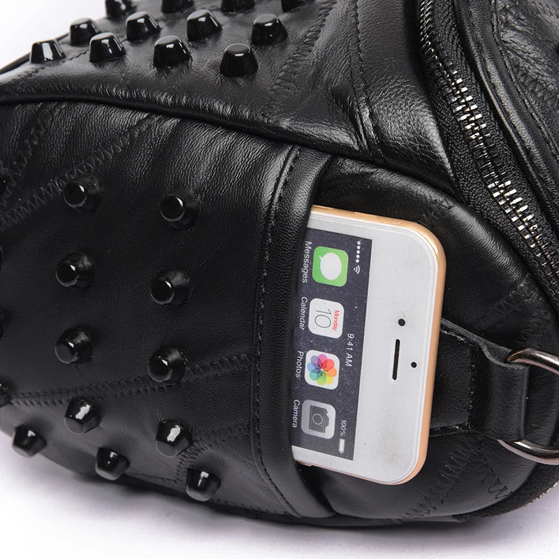2024 Luxury Women Genuine Leather Bag Sheepskin Messenger Bags Handbags Famous Brands Designer Female Handbag Shoulder Bag Sac