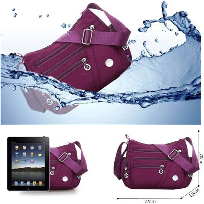New Crossbody Shoulder Bag Women Bag Nylon Waterproof Messenger Bags for Lady Handbags High Quality Multifunctional