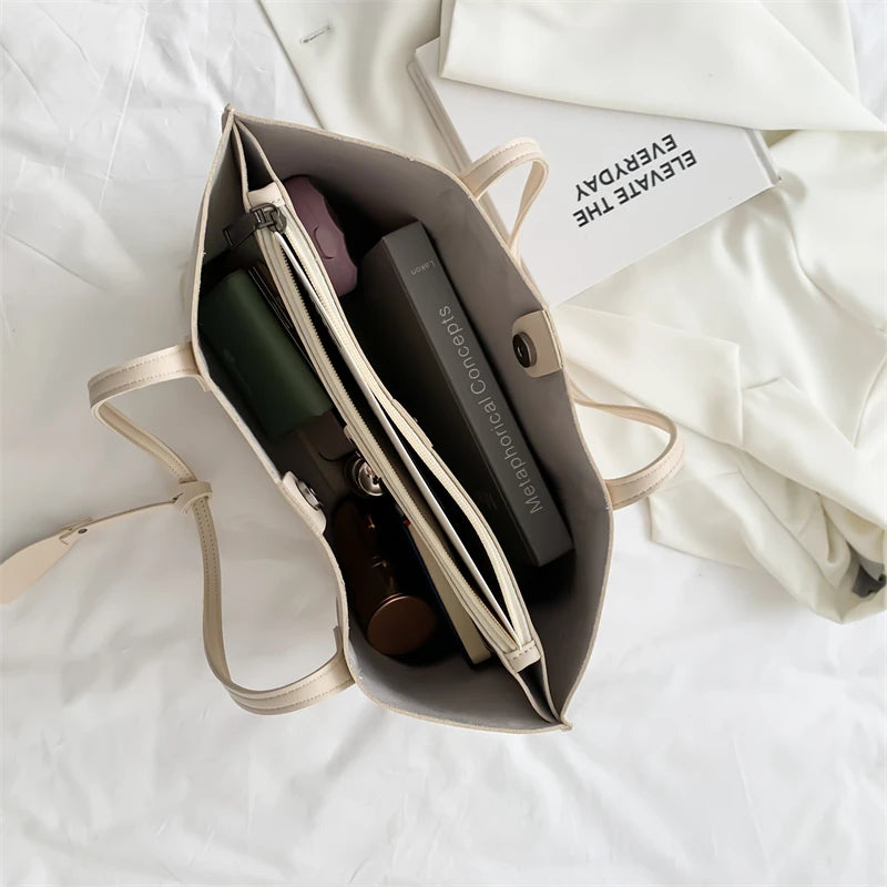 Fashion Handbag Sets for Women Big Tote Famous Brand Ladies Leather Handbags Luxury Handbags Women Bags Designer 2020 Sac a Main