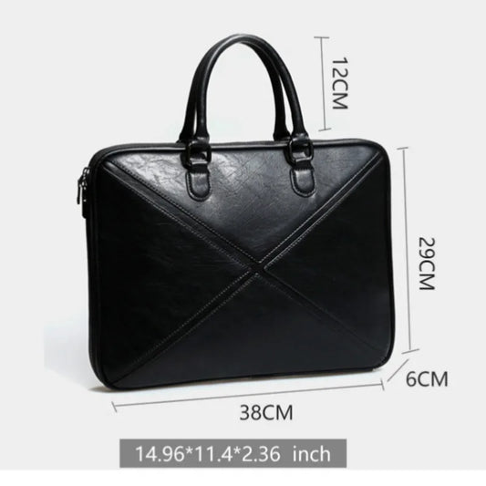 2024 New Women'S Briefcase Female 13 Inch Laptop Portable Handbag Shoulder Bag Business Leather Crossbody Bags Women Handbags