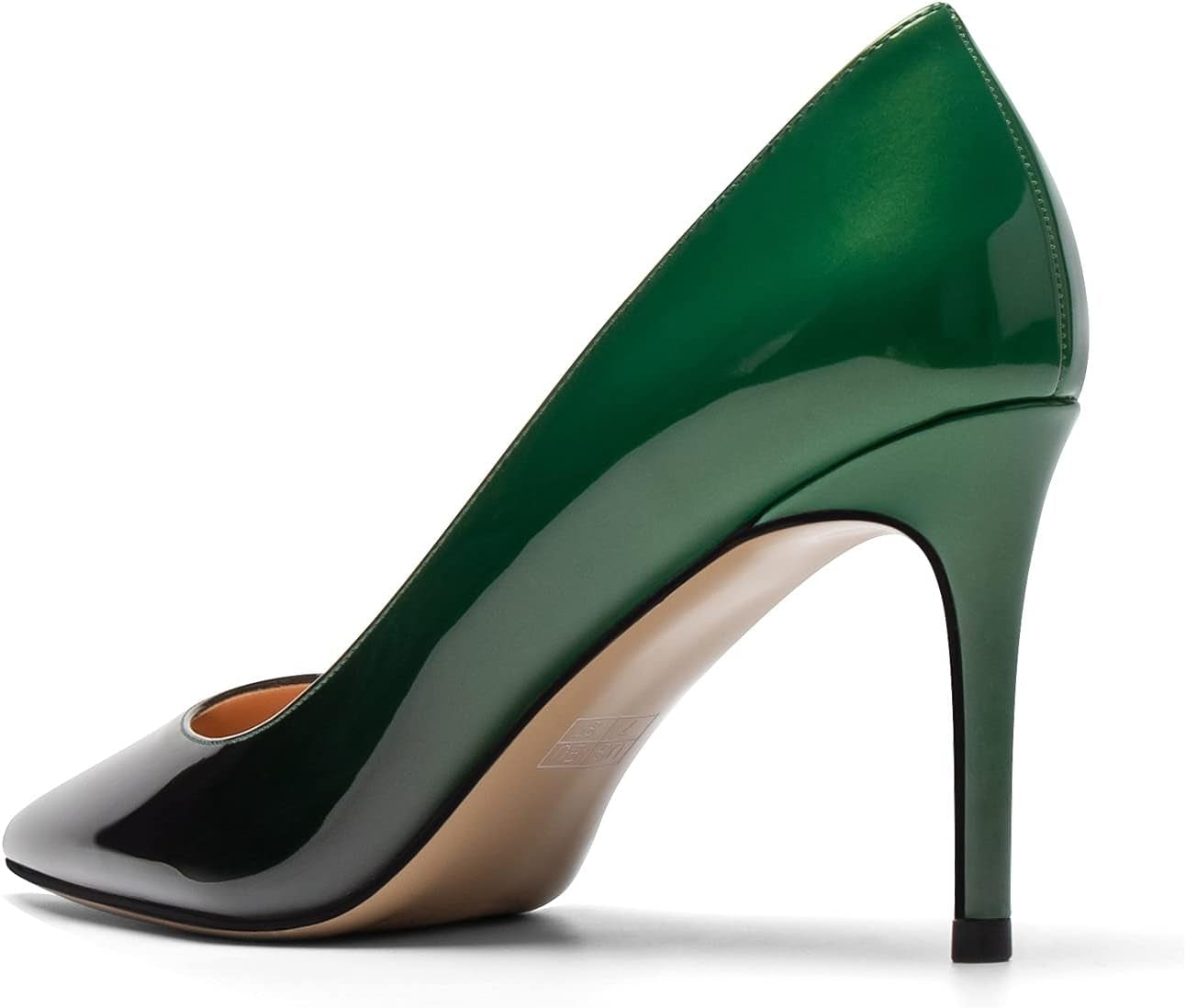 Women'S Pointed Toe High Heels Gradient Pumps Stiletto Heels Usual Wedding Party Dress Shoes