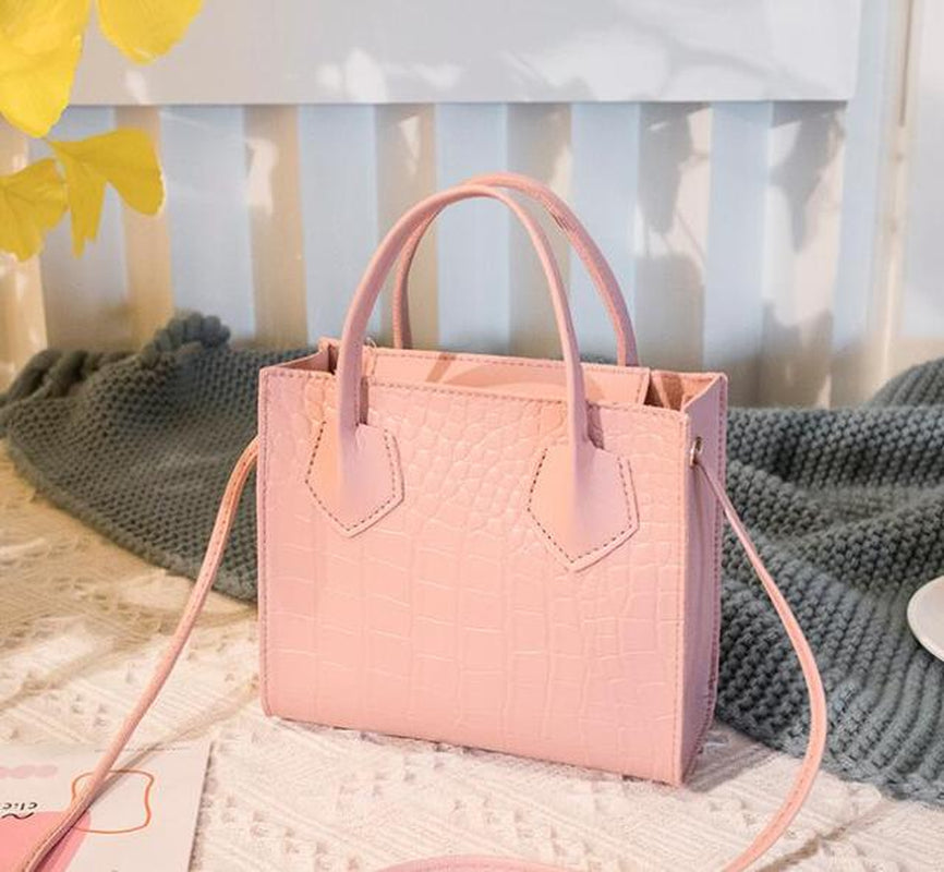 Ladies Shoulder Bag Women Handbags Crocodile Pattern Mini Female Luxury Designer Handbag Open Young Girls Sac a Main Femme