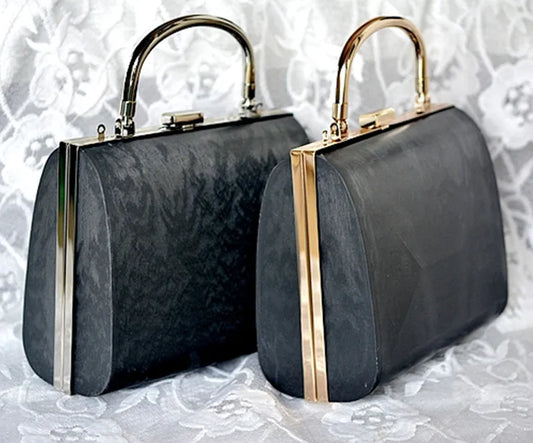 Metal Frame Box Purses Handles for DIY Handbags Evening Bag Clutch Accessories with Metal Bag Handles on Top Box Purse Frame