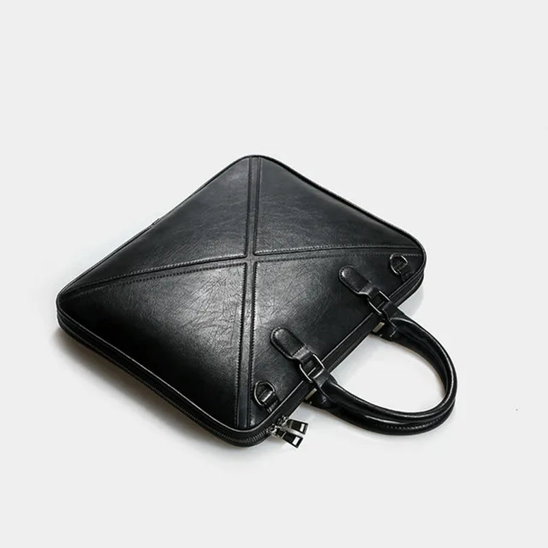 2024 New Women'S Briefcase Female 13 Inch Laptop Portable Handbag Shoulder Bag Business Leather Crossbody Bags Women Handbags