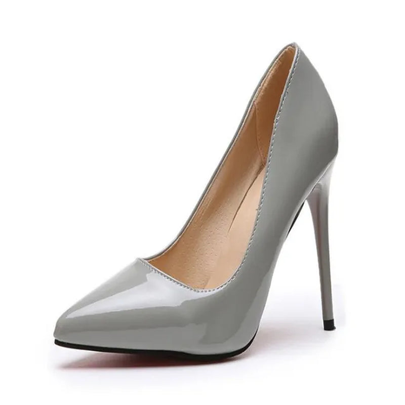Shoes Woman High Heels Pumps Tacones Pointed Toe Stilettos Talon Femme Sexy Ladies Wedding Shoes Black Heels Big Size