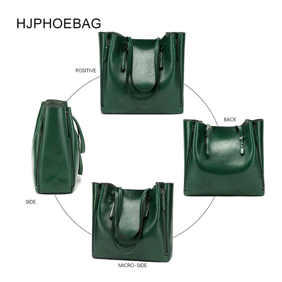 HJPHOEBAG Women Bag Luxury Handbags Women Bags Designer Female Tote Bag Bucket Handbag High Quality Zipper Handbag YC021