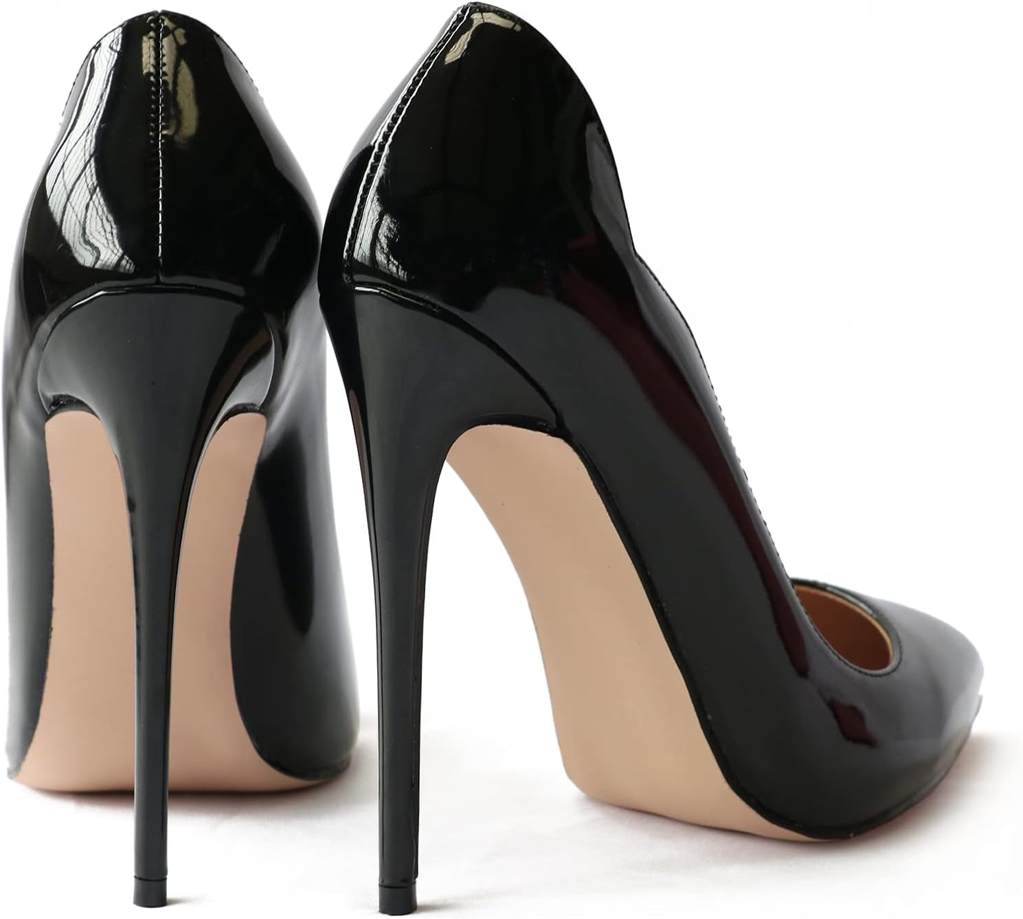 High Heels for Women, 4.72 Inch/12Cm Pointed Toe Dress Shoes Stiletto Heels Evening Party Pumps