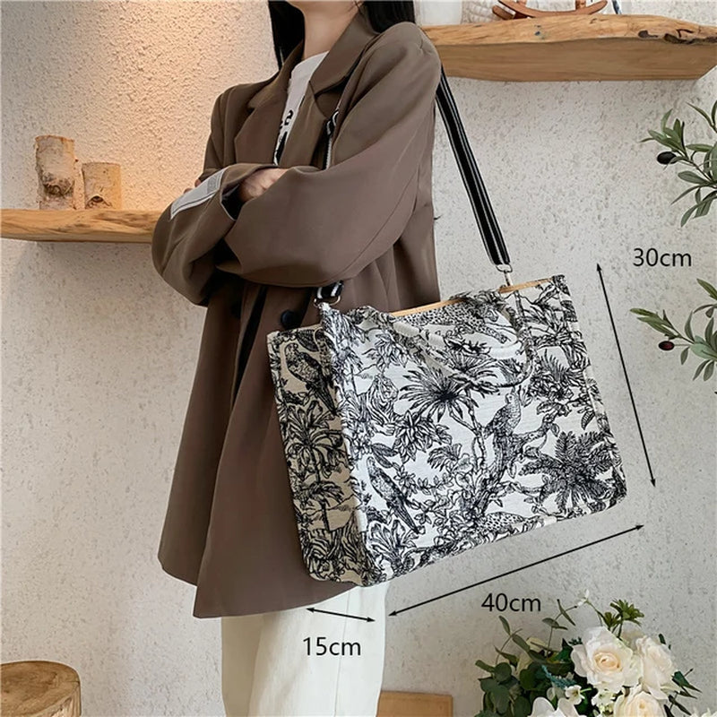Fashion Luxury Designer Handbag Brand Bag Purses and Handbags for Women Shopper Jacquard Embroidery Beach Shoulder Tote Bag