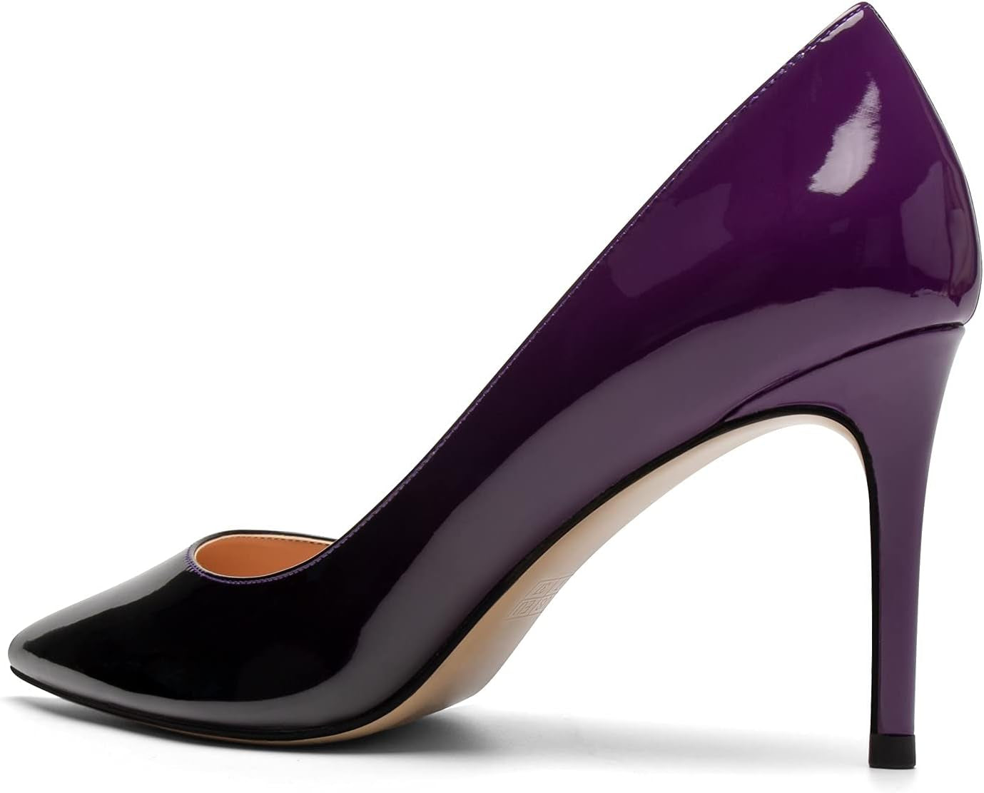 Women'S Pointed Toe High Heels Gradient Pumps Stiletto Heels Usual Wedding Party Dress Shoes