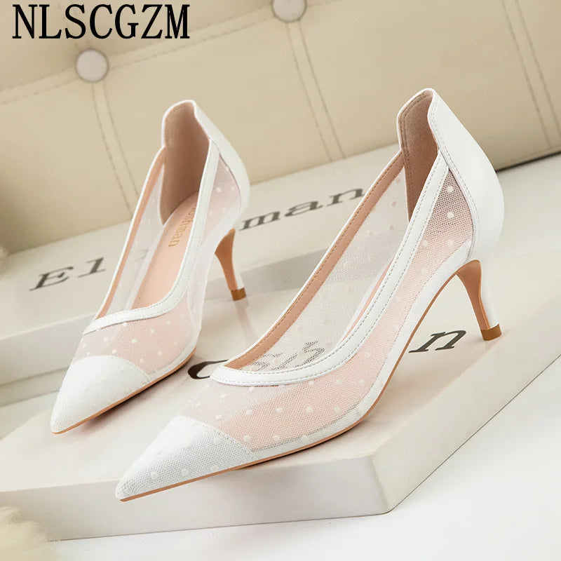 Black Heels Brand Shoes Woman Pumps Shoes for Women 2024 High Heels Sexy Womens Summer Shoes Stiletto Heels Женские Туфли Talons