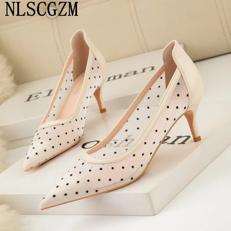 Black Heels Brand Shoes Woman Pumps Shoes for Women 2024 High Heels Sexy Womens Summer Shoes Stiletto Heels Женские Туфли Talons