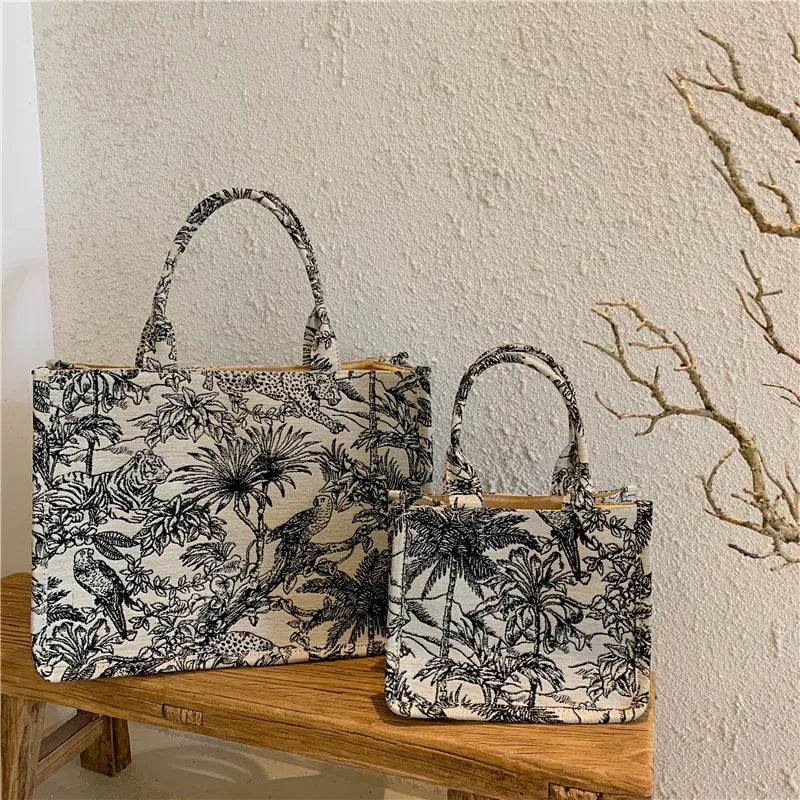Fashion Luxury Designer Handbag Brand Bag Purses and Handbags for Women Shopper Jacquard Embroidery Beach Shoulder Tote Bag