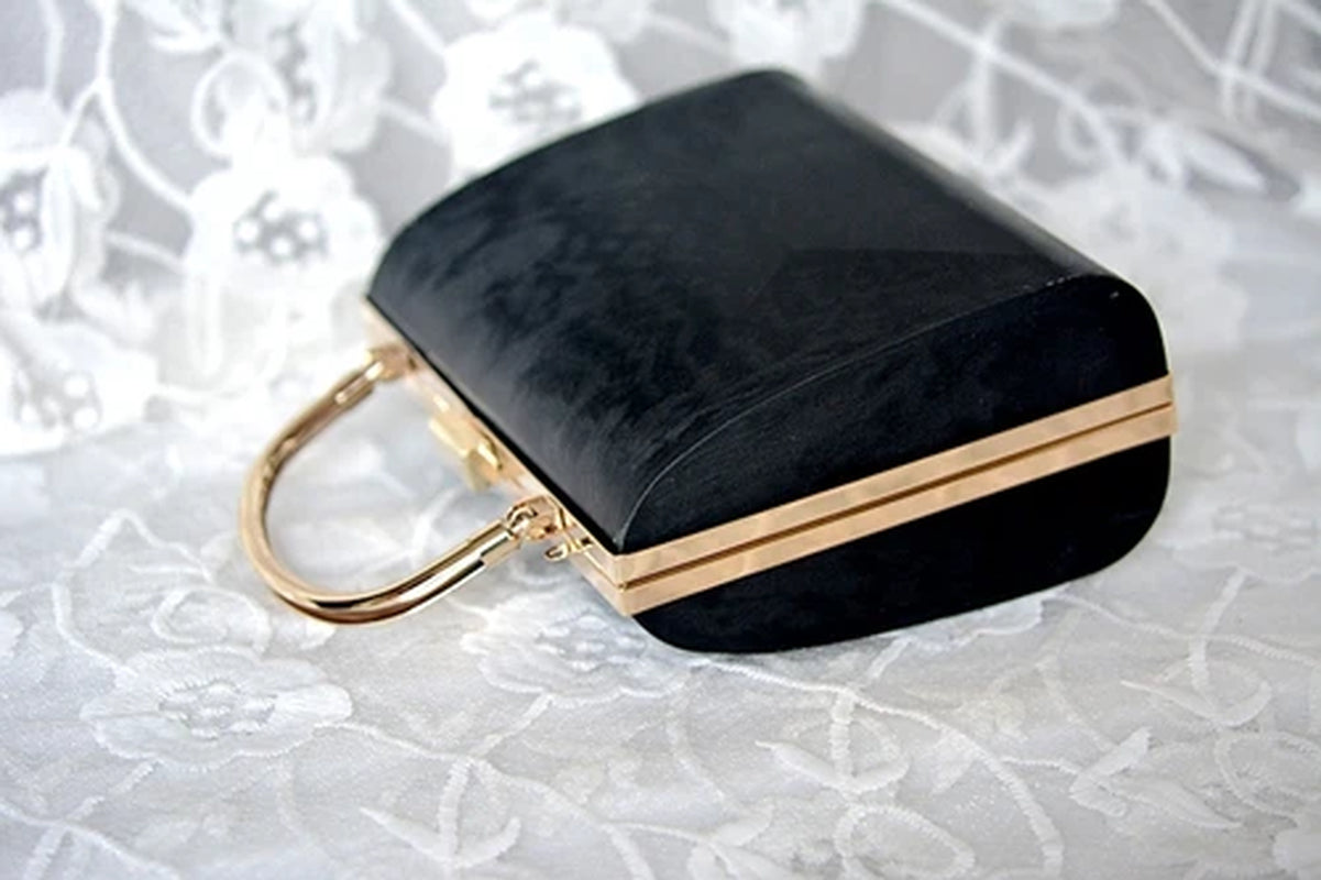 Metal Frame Box Purses Handles for DIY Handbags Evening Bag Clutch Accessories with Metal Bag Handles on Top Box Purse Frame