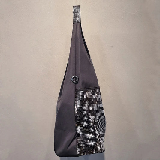 Ipinee Brand Rhinestones Women'S Handbags Female Shoulder Bag Designer Luxury Lady Tote Large Capacity Zipper Handbag for Women