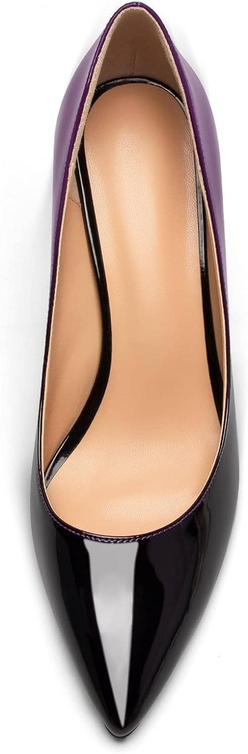 Women'S Pointed Toe High Heels Gradient Pumps Stiletto Heels Usual Wedding Party Dress Shoes