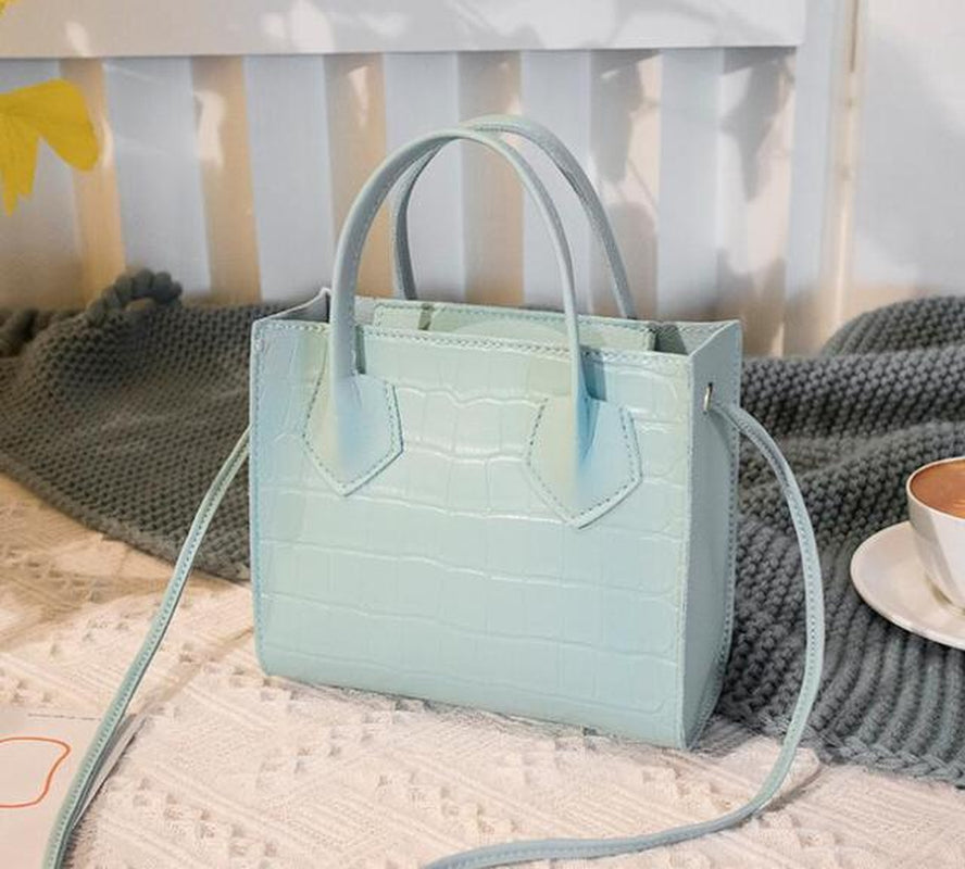 Ladies Shoulder Bag Women Handbags Crocodile Pattern Mini Female Luxury Designer Handbag Open Young Girls Sac a Main Femme