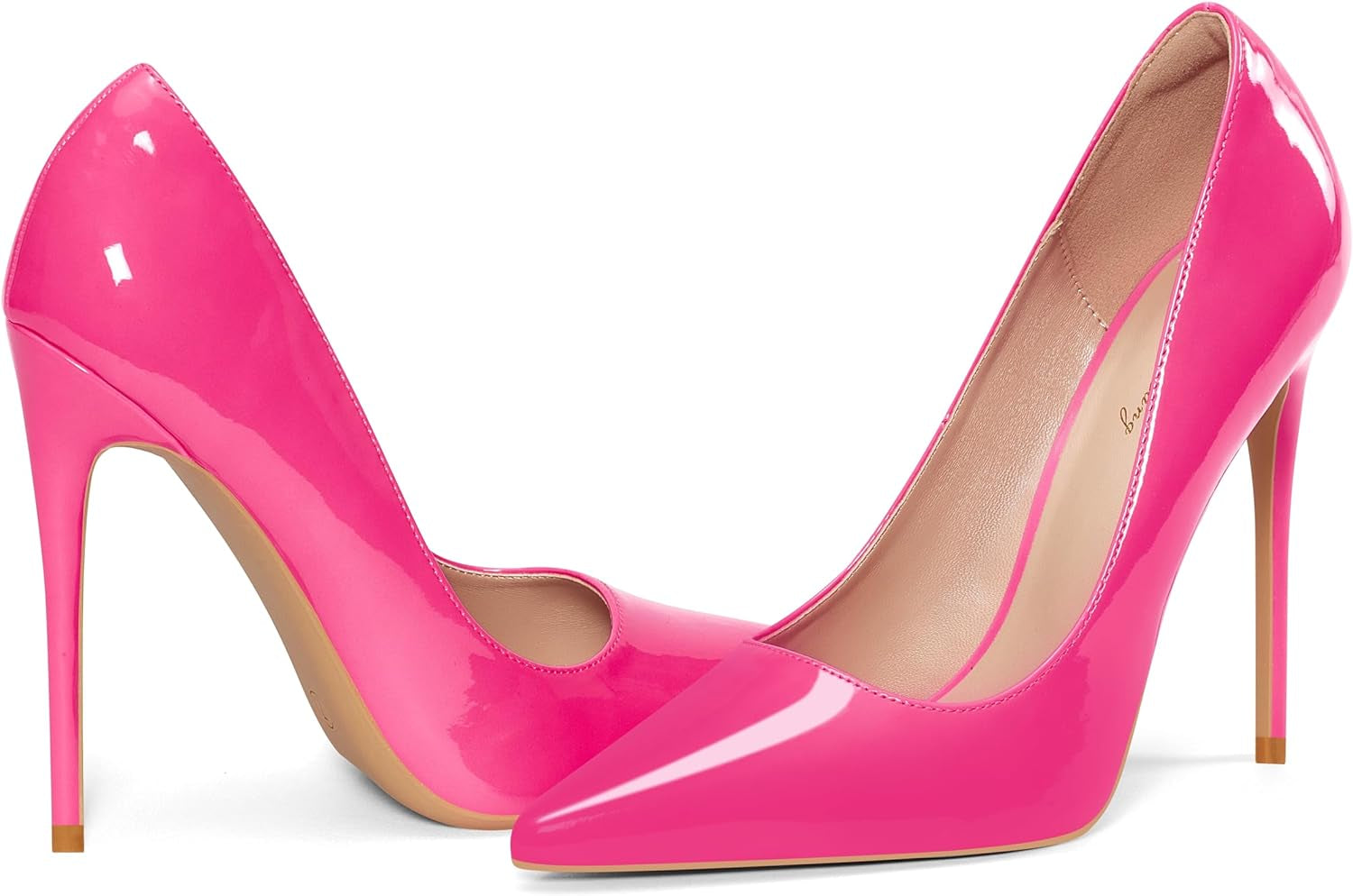 Women Pumps, Pointed Toe High Heel 4.7 Inch/12Cm Party Stiletto Heels Shoes