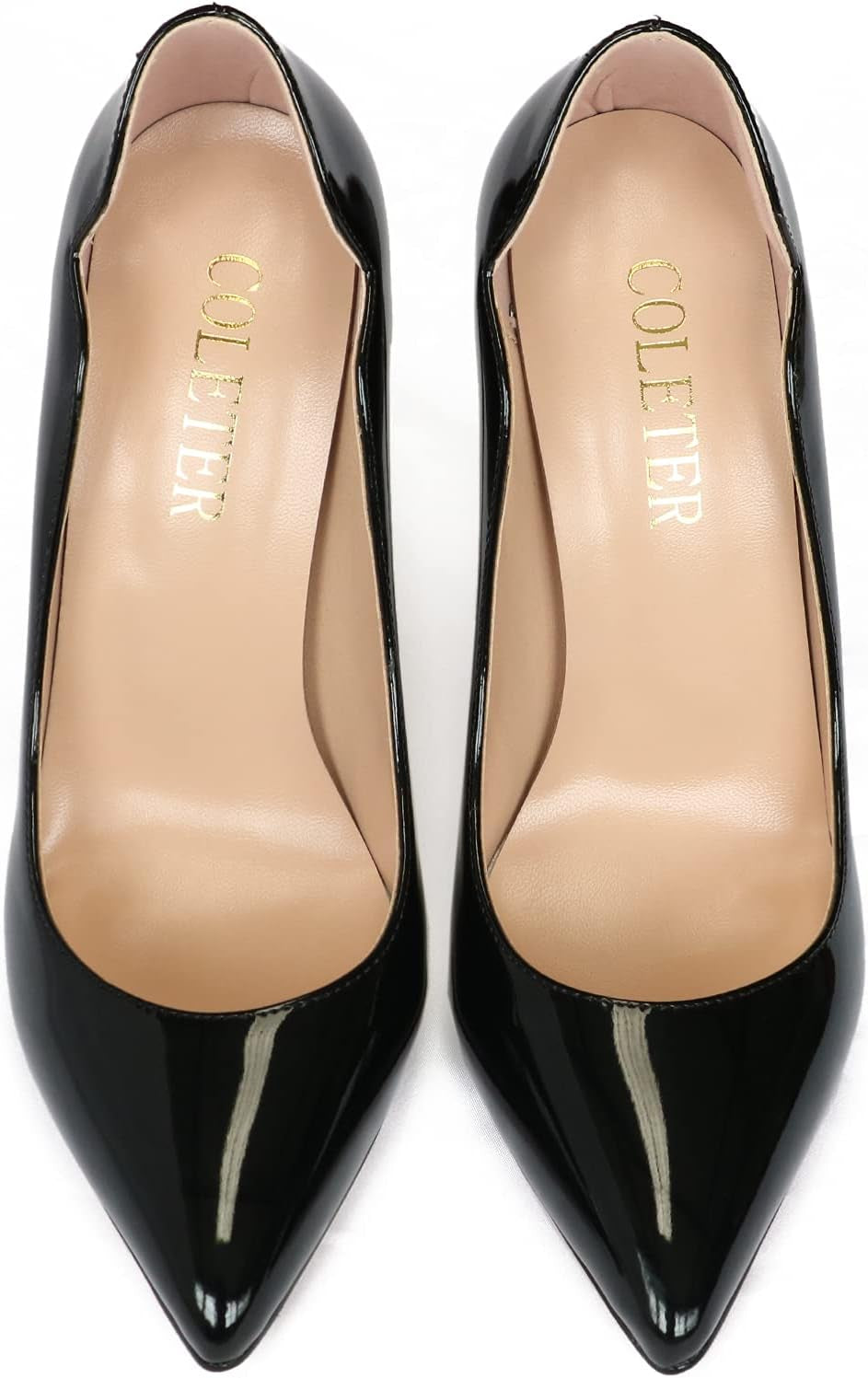 High Heels for Women, 4.72 Inch/12Cm Pointed Toe Dress Shoes Stiletto Heels Evening Party Pumps