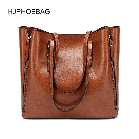 HJPHOEBAG Women Bag Luxury Handbags Women Bags Designer Female Tote Bag Bucket Handbag High Quality Zipper Handbag YC021