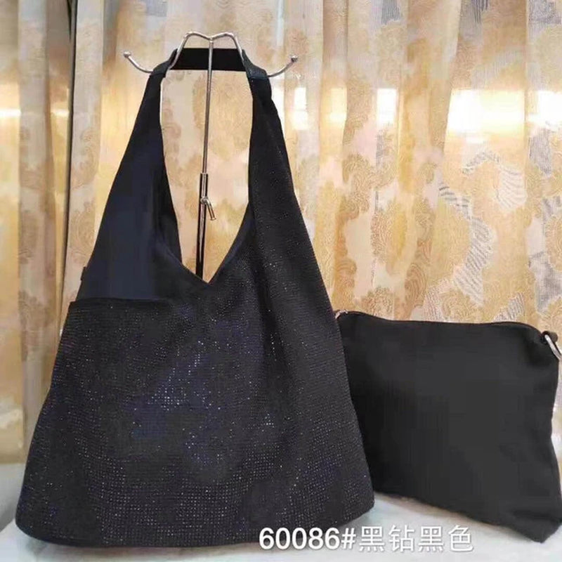Ipinee Brand Rhinestones Women'S Handbags Female Shoulder Bag Designer Luxury Lady Tote Large Capacity Zipper Handbag for Women
