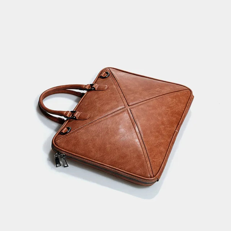 2024 New Women'S Briefcase Female 13 Inch Laptop Portable Handbag Shoulder Bag Business Leather Crossbody Bags Women Handbags