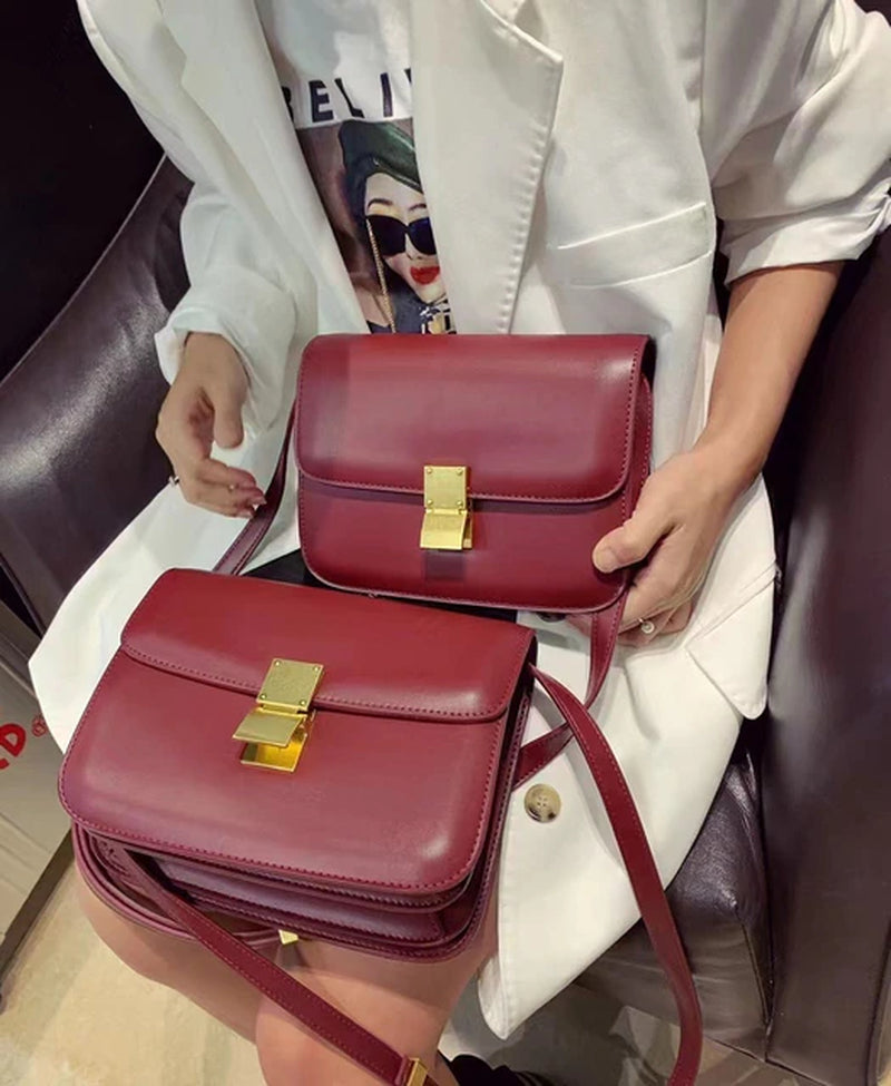 Women’S Genuine Leather Shoulder Bag 2022 Trend Brand Small Square Bags Luxury Designer Handbag Fashion Messenger Bagstofu Bags